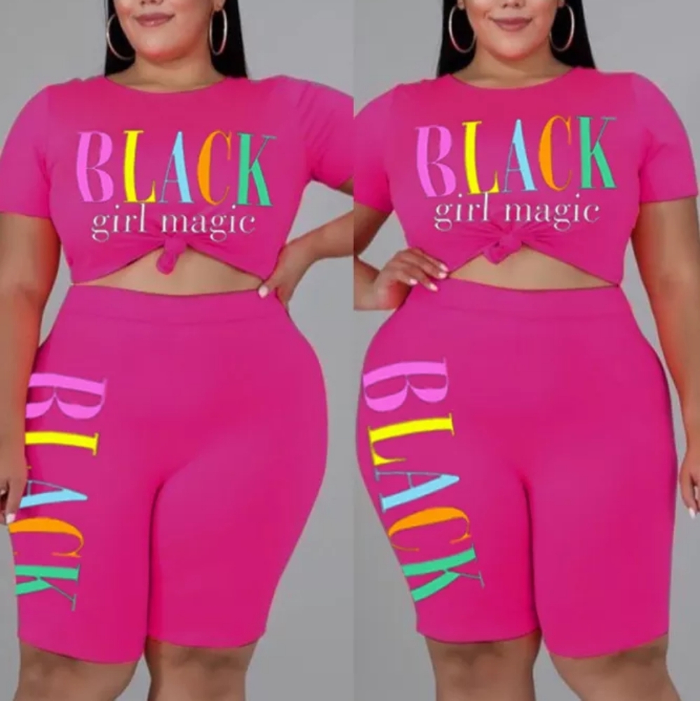 Black Girl Magic Short Set 🔥